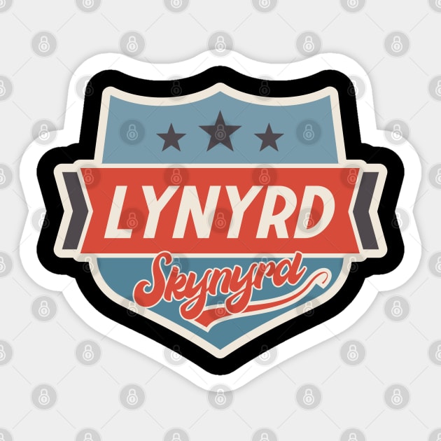 Lynyrd Skynyrd Sticker by KOKOS PAPA